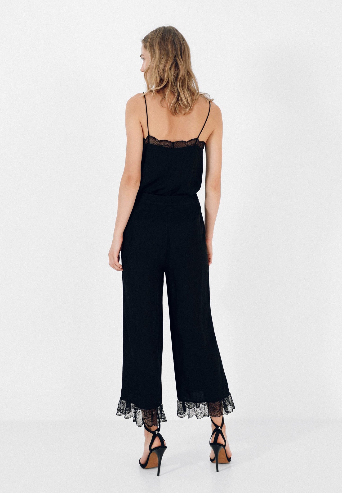 PANTALÓN FLUÍDO ENCAJE