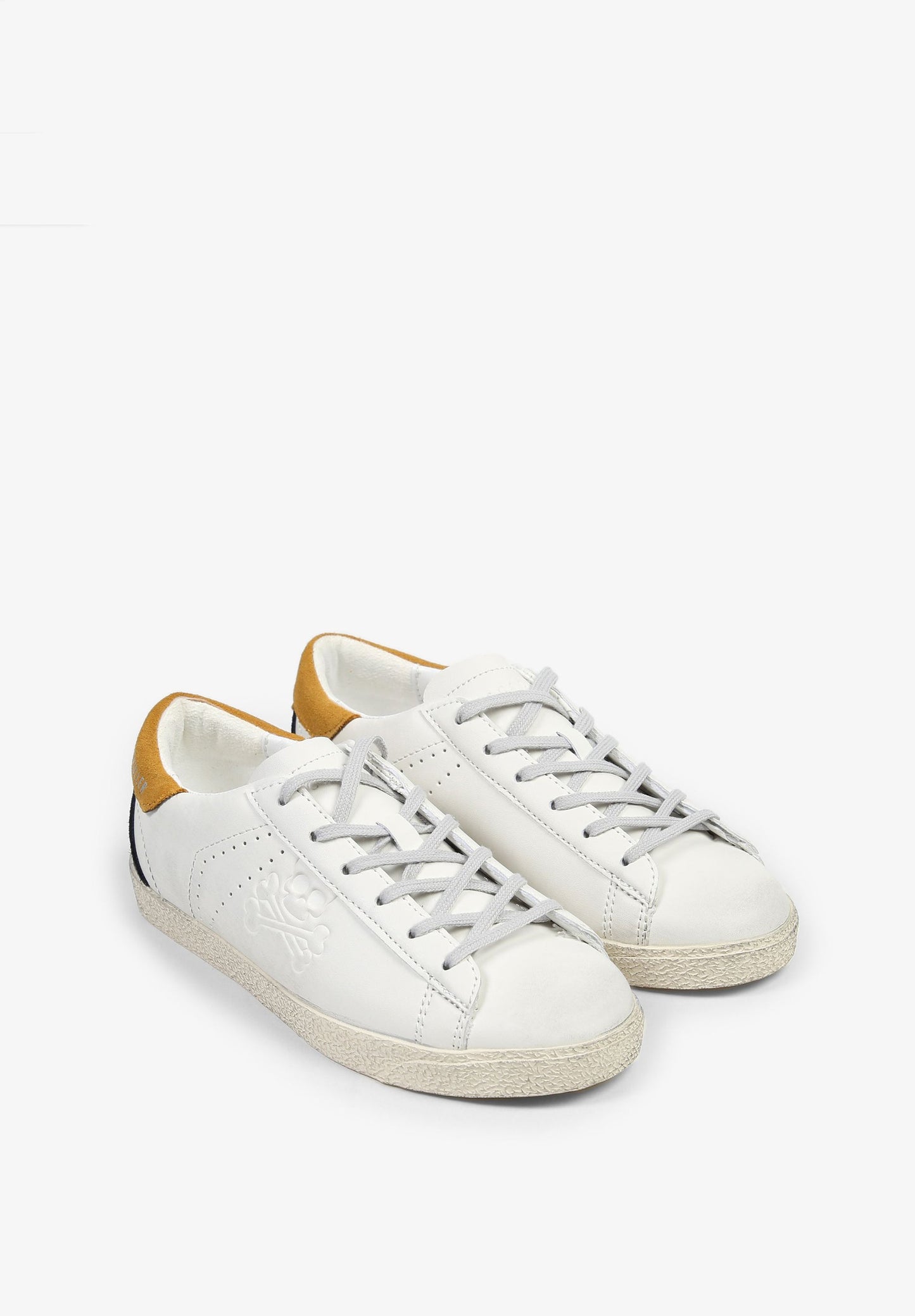 AGED LOW TOP SNEAKERS