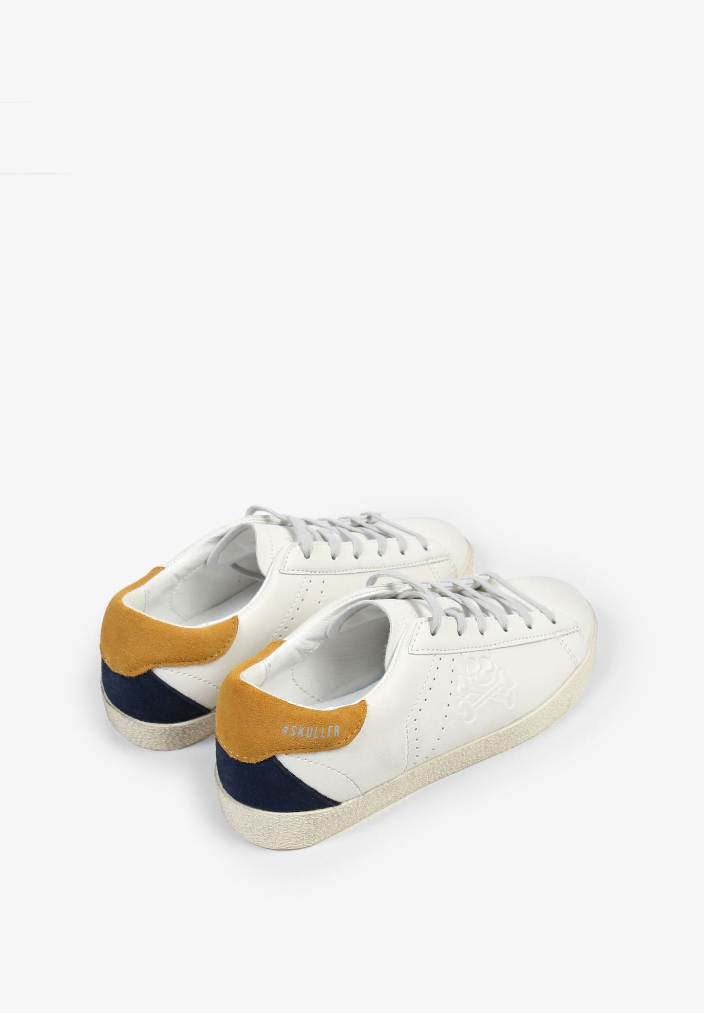 AGED LOW TOP SNEAKERS