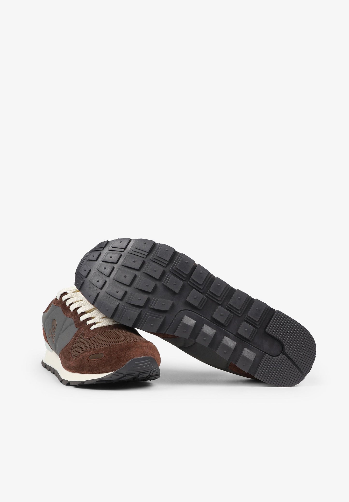 COMBINED LEATHER SNEAKERS