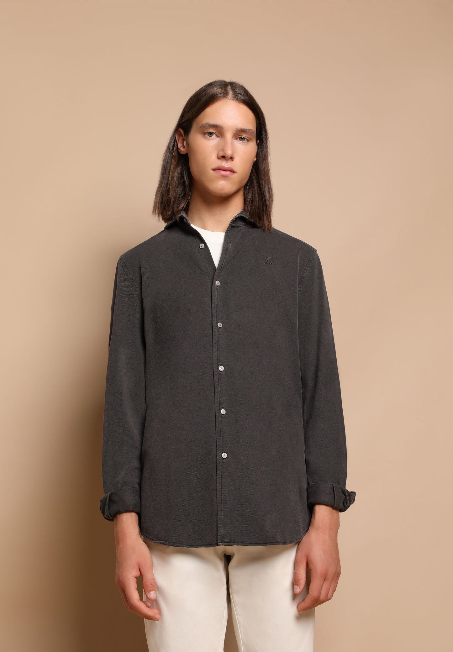 PIQUE FABRIC SHIRT