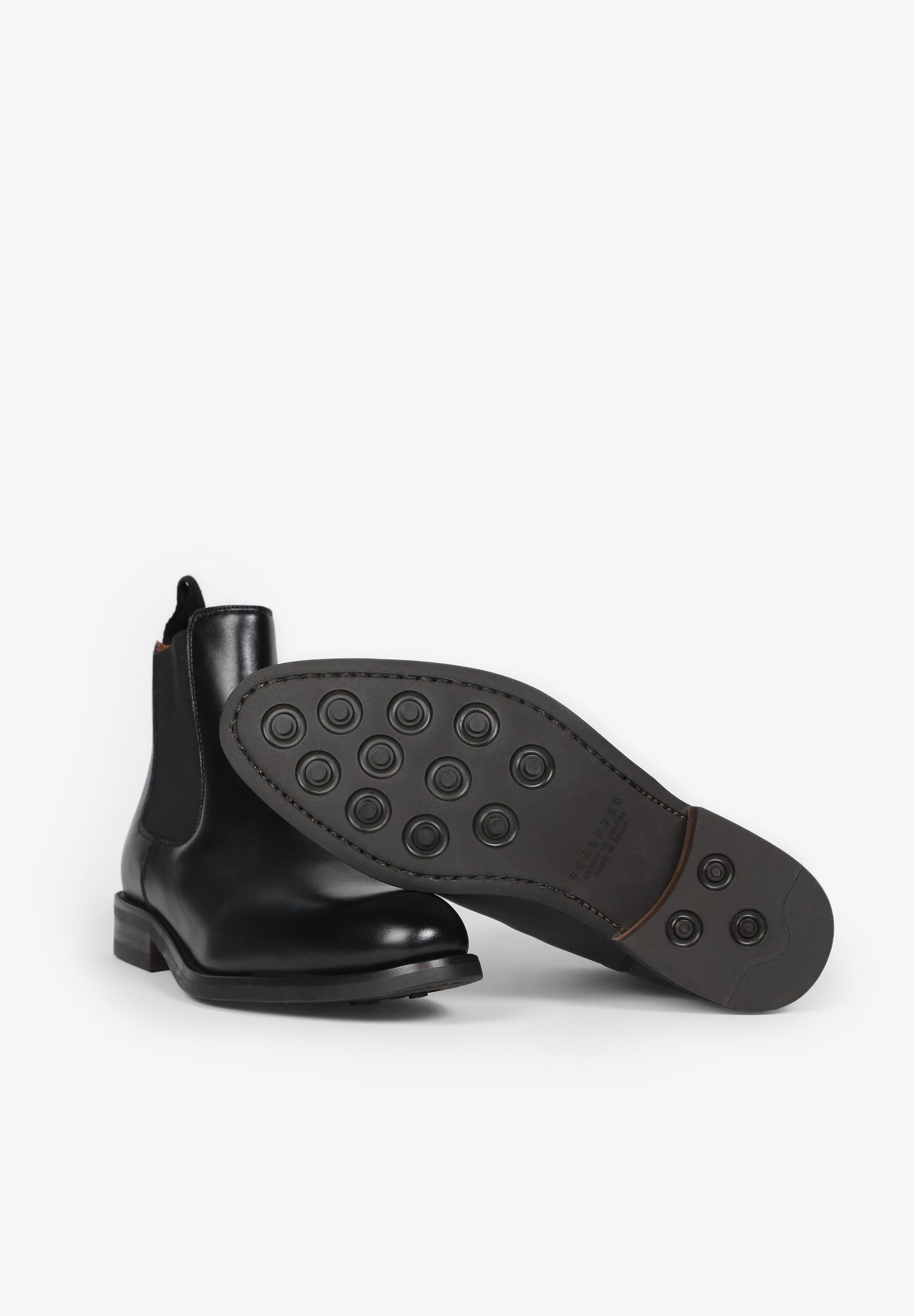 SCNOS CHELSEA LEATHER BOOTS