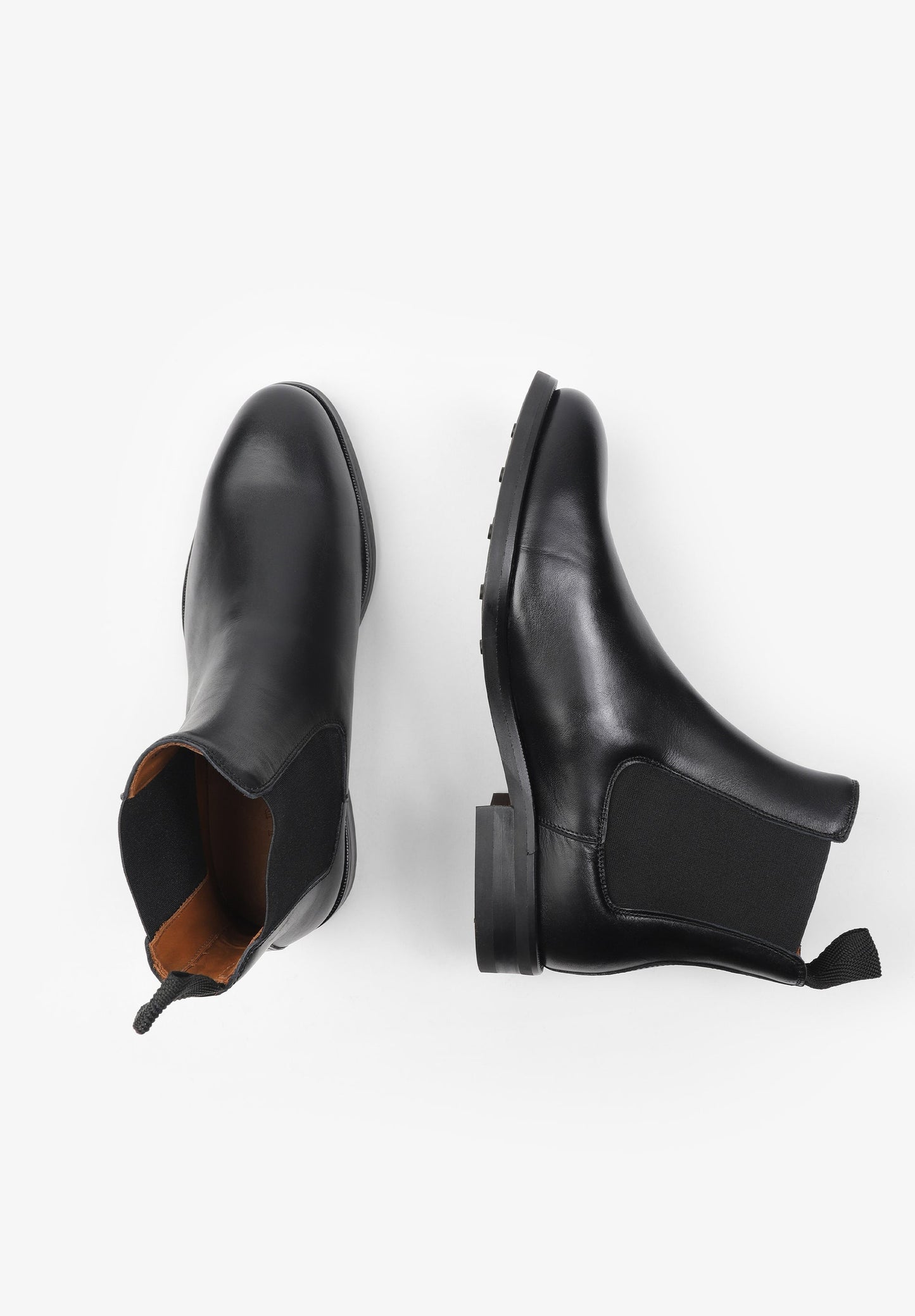 SCNOS CHELSEA LEATHER BOOTS