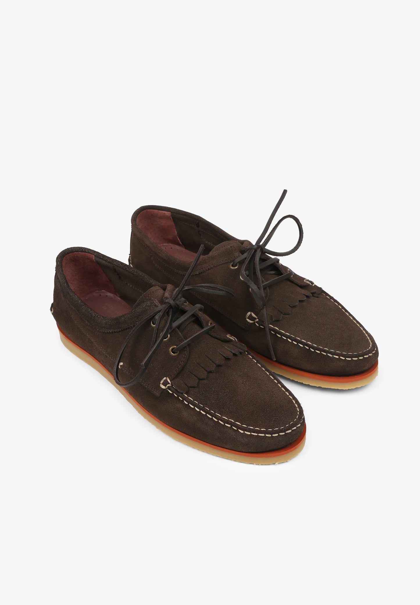 SUEDE SHOES WITH FRINGING