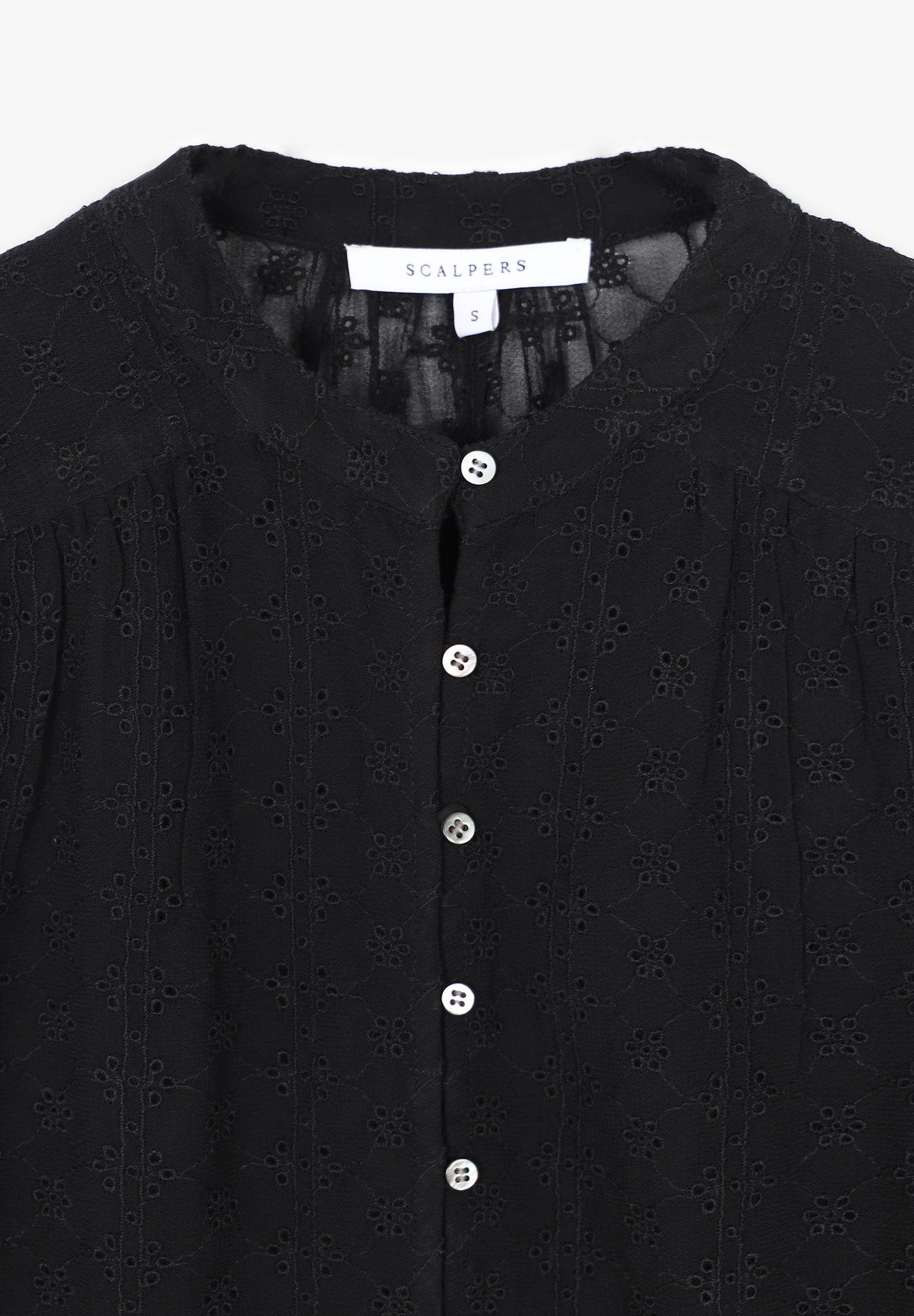 SHIRT WITH SWISS EMBROIDERY