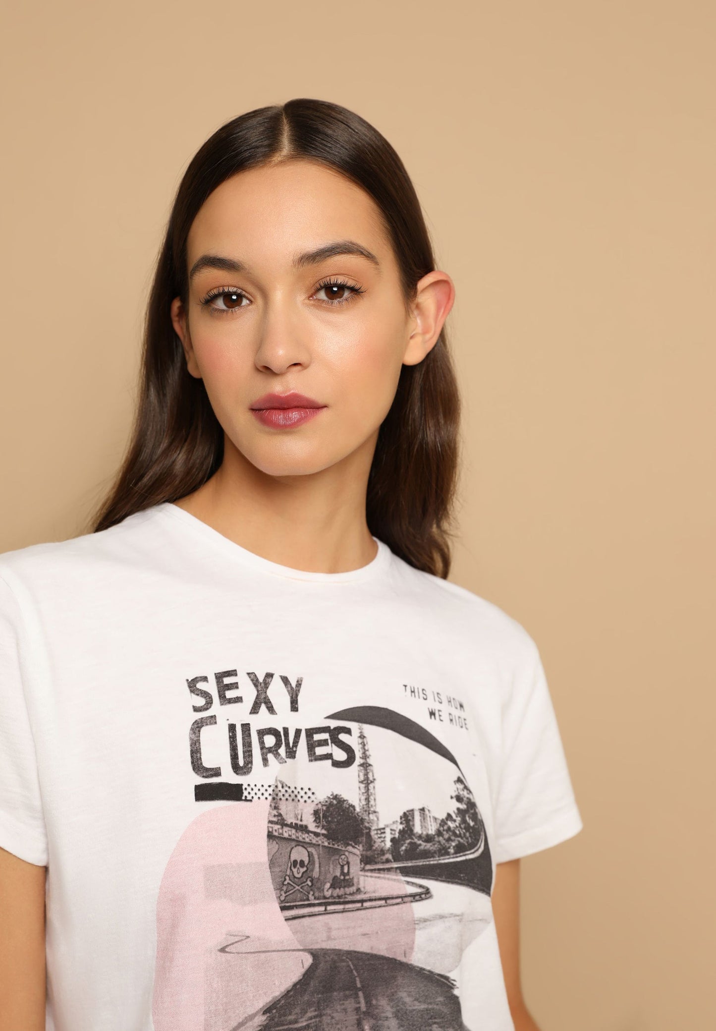 T-SHIRT WITH COLLAGE PRINT