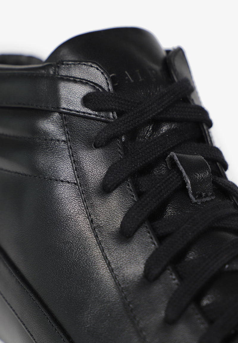 LEATHER SNEAKER BOOTS