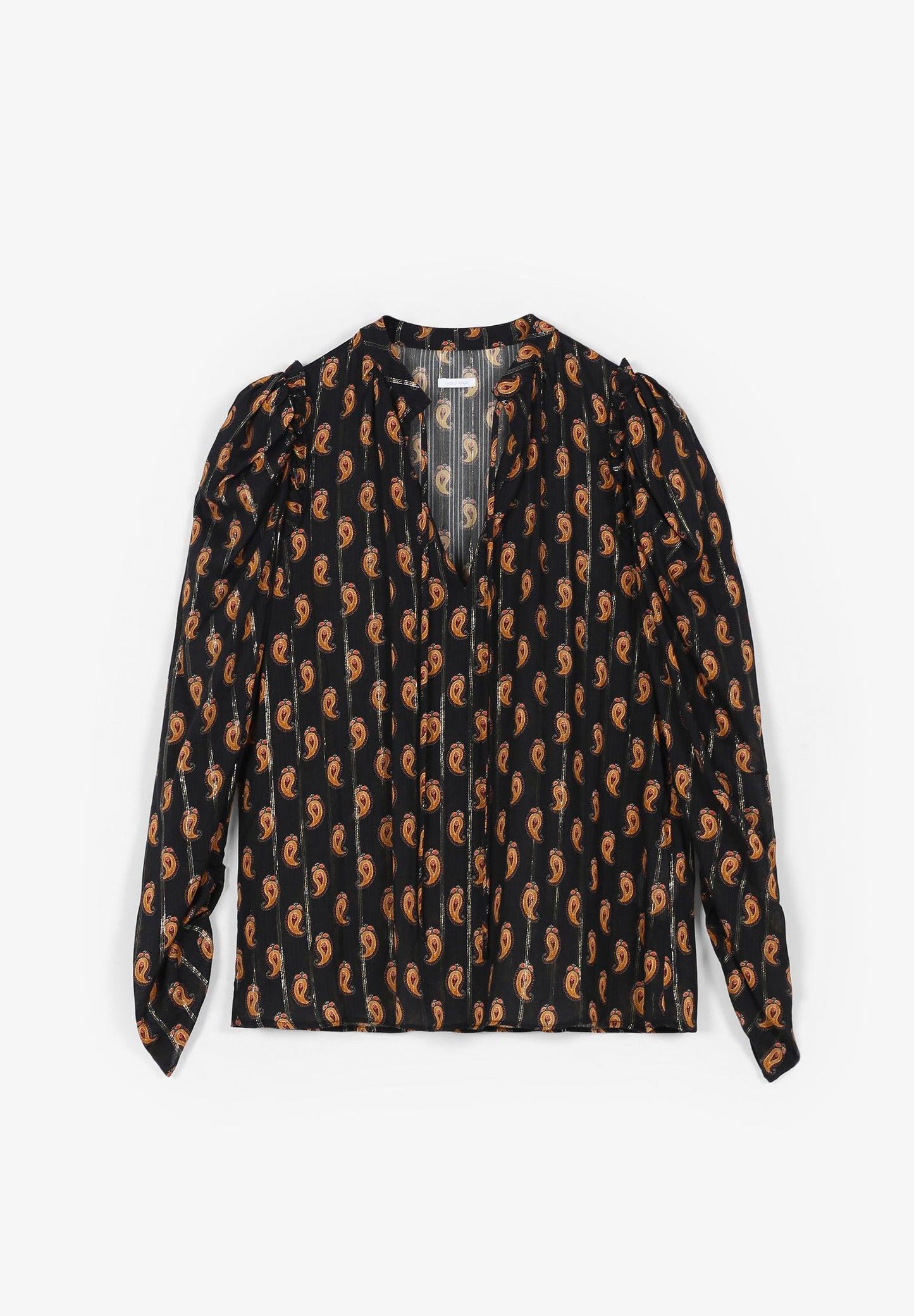 PAISLEY PRINT BLOUSE