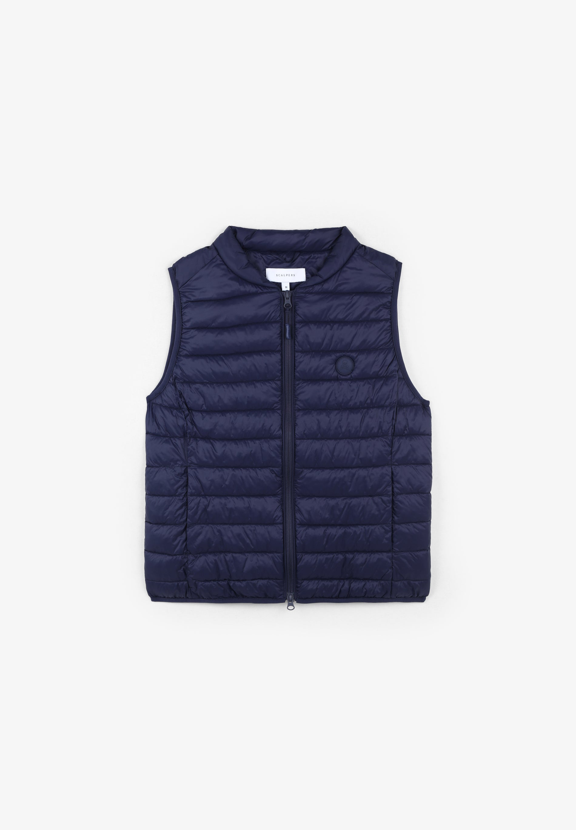 PUFFER VEST WITH SKULL