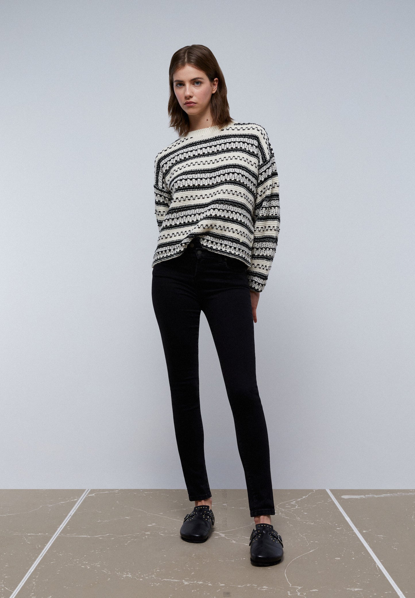 JEANS SKINNY BOTONES - Scalpers