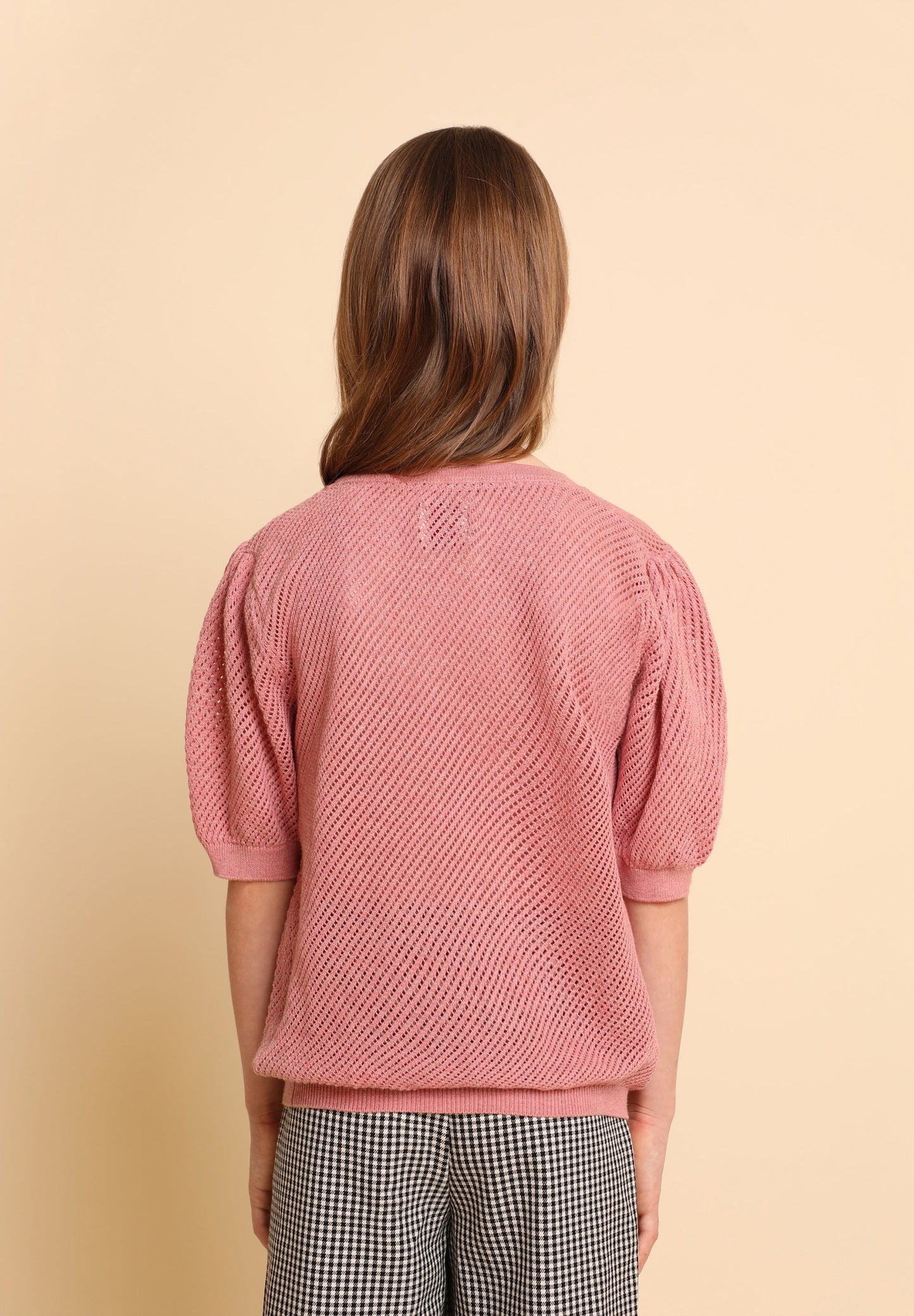 SHORT-SLEEVED SWEATER