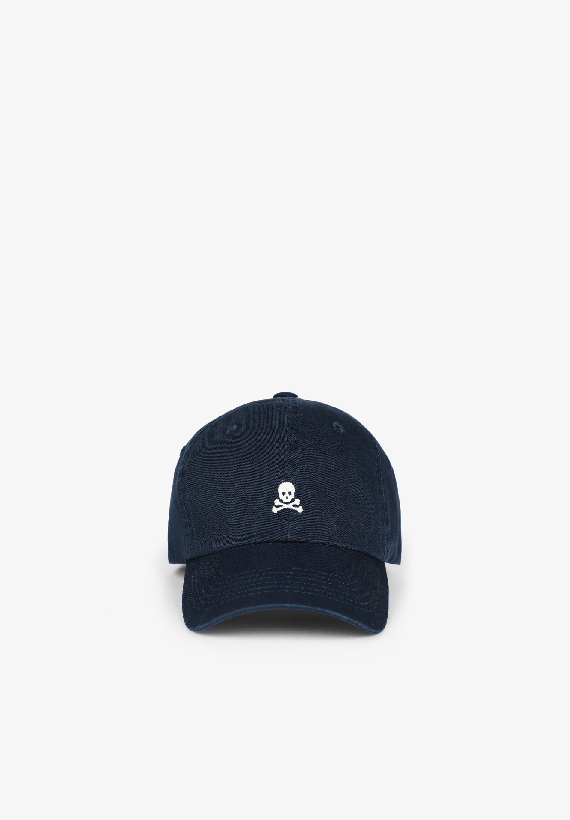 EMBROIDERED SKULL CAP