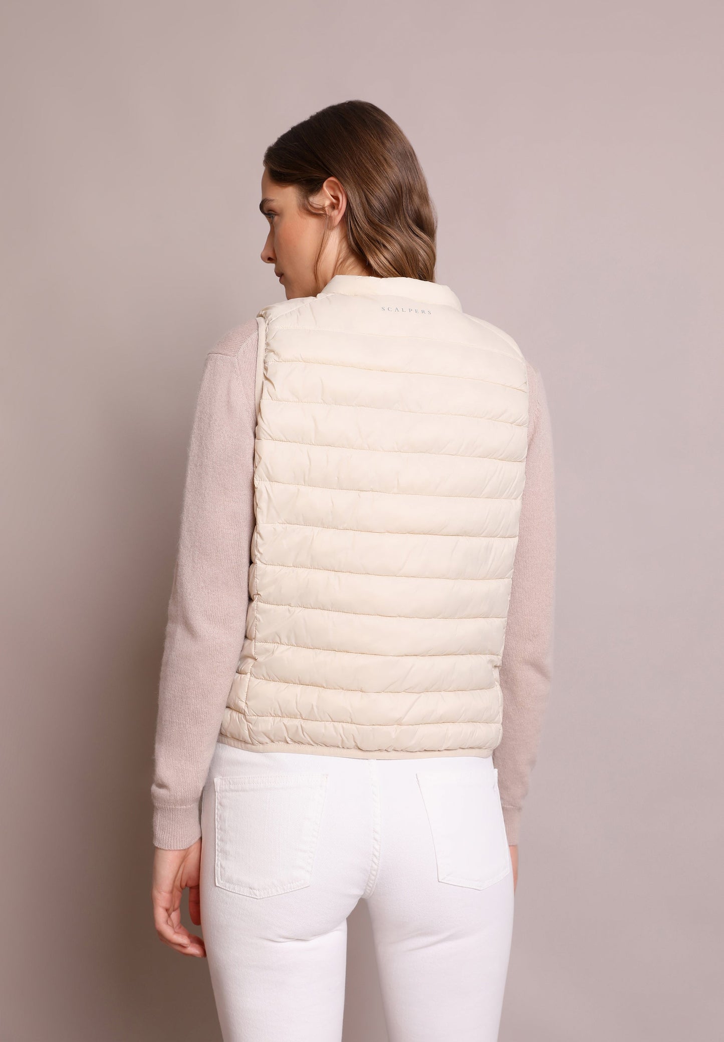 PUFFER VEST WITH SKULL