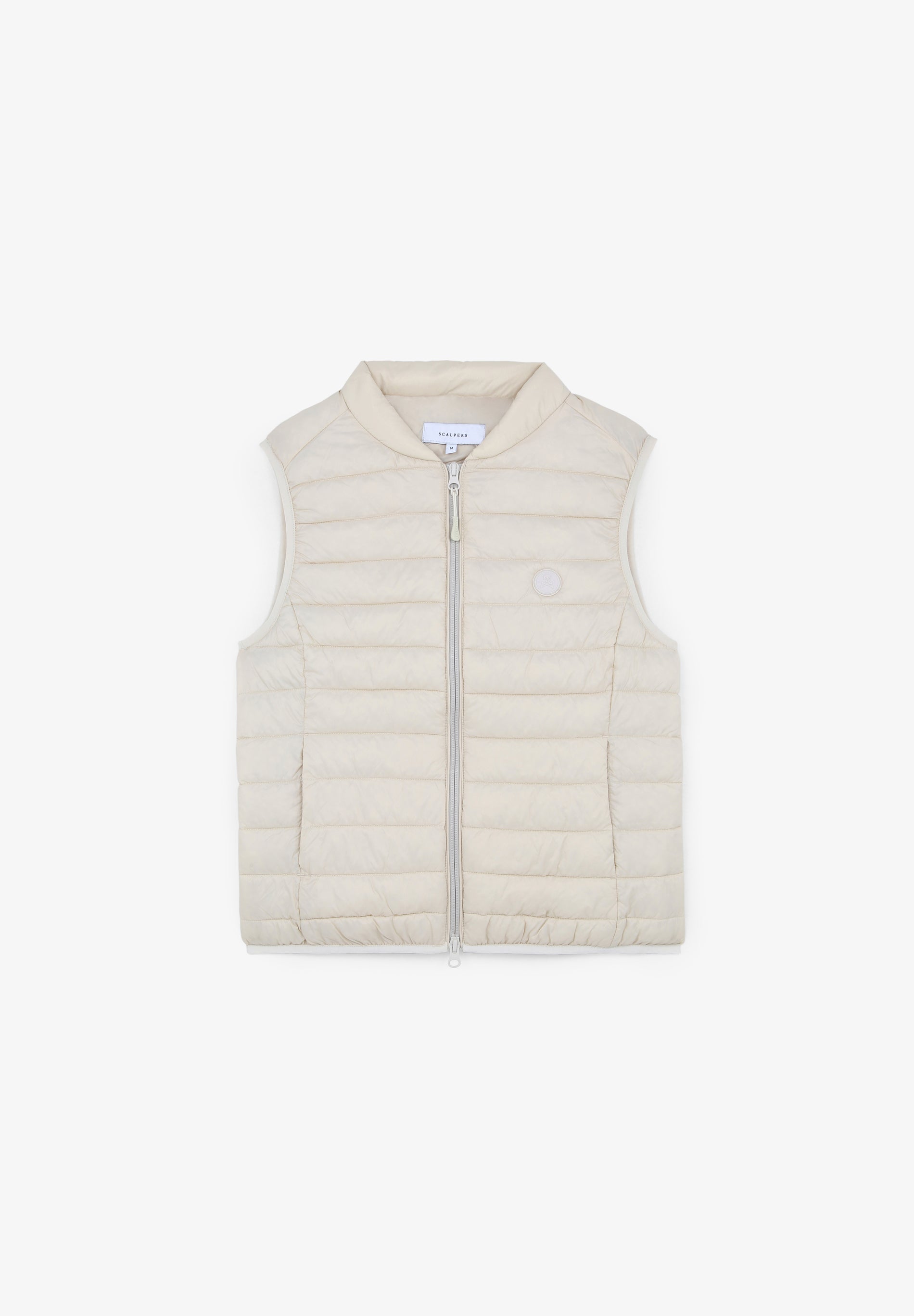 PUFFER VEST WITH SKULL