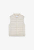 PUFFER VEST WITH SKULL