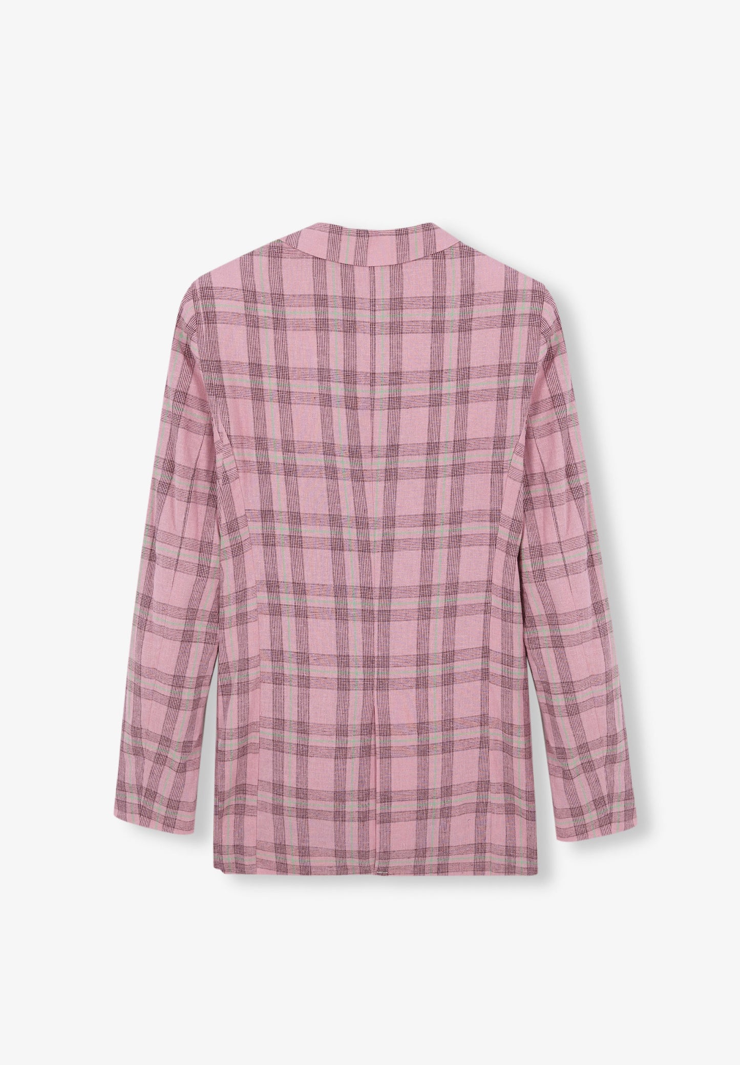 LONG CHECK BLAZER
