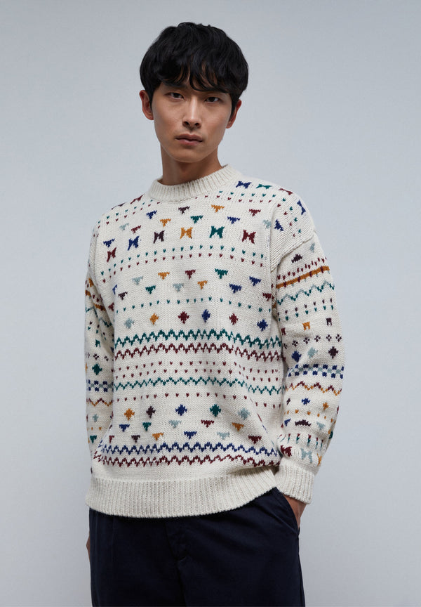 SWEATER WITH MOTIFS