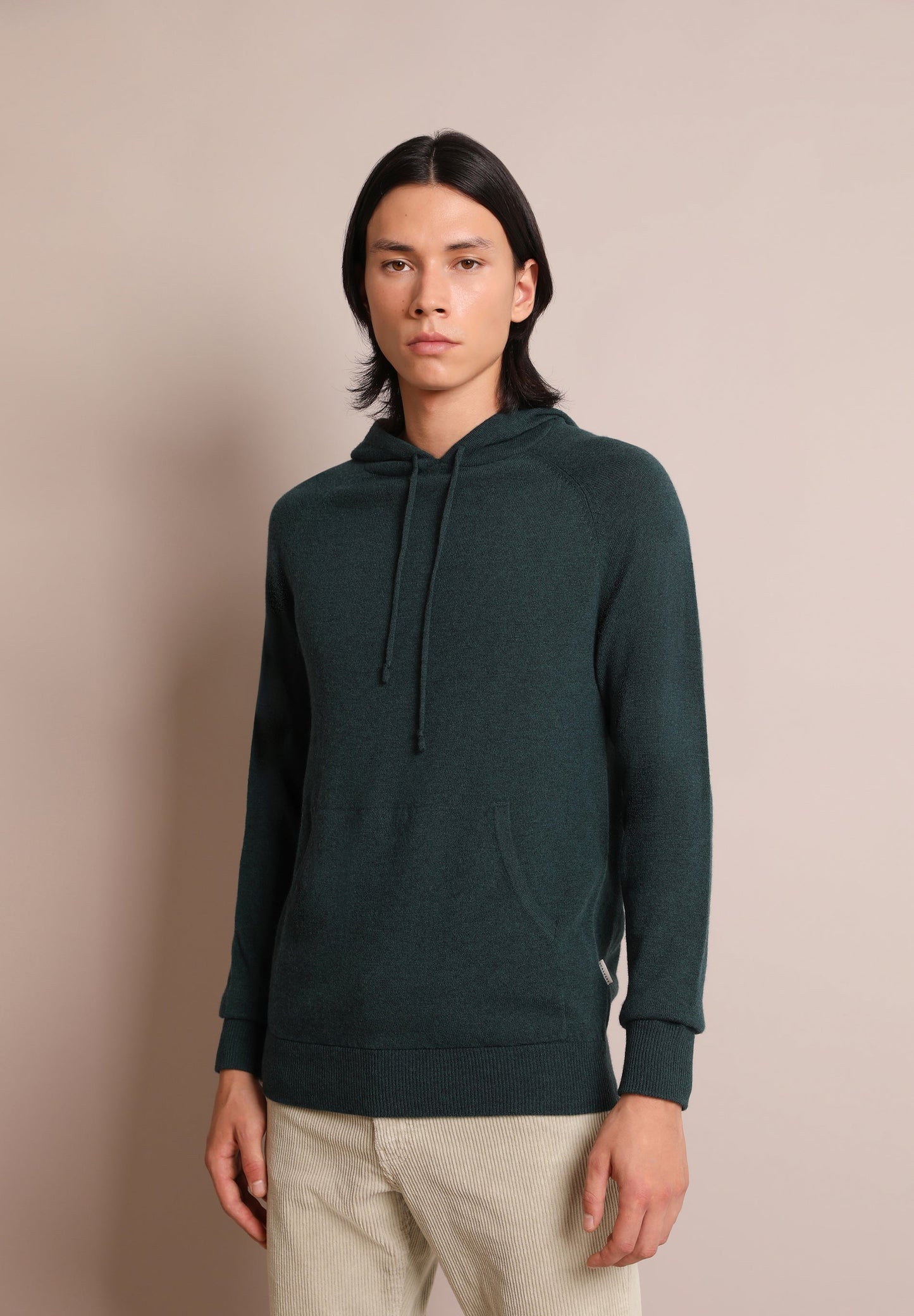 WOOL SWEATER WITH HOOD