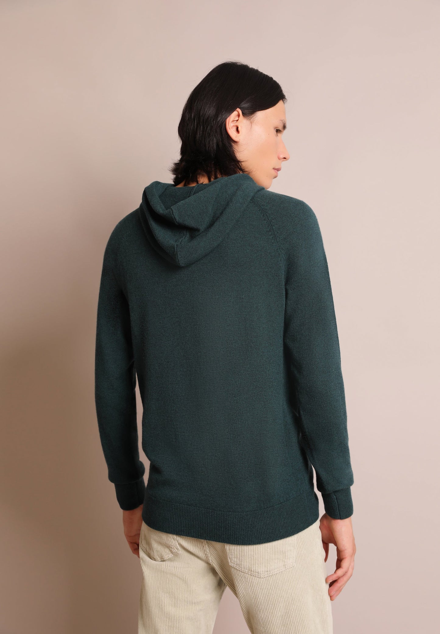 WOOL SWEATER WITH HOOD