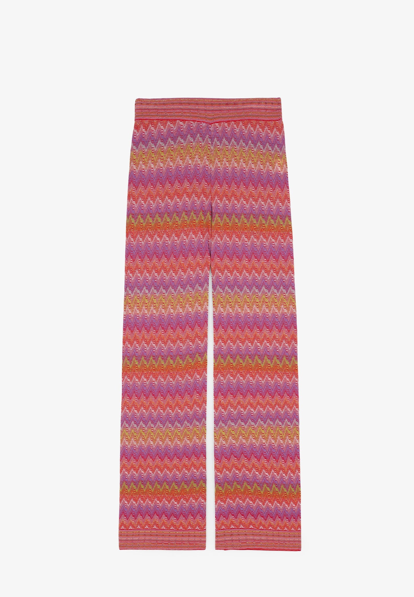 ZIGZAG KNIT TROUSERS
