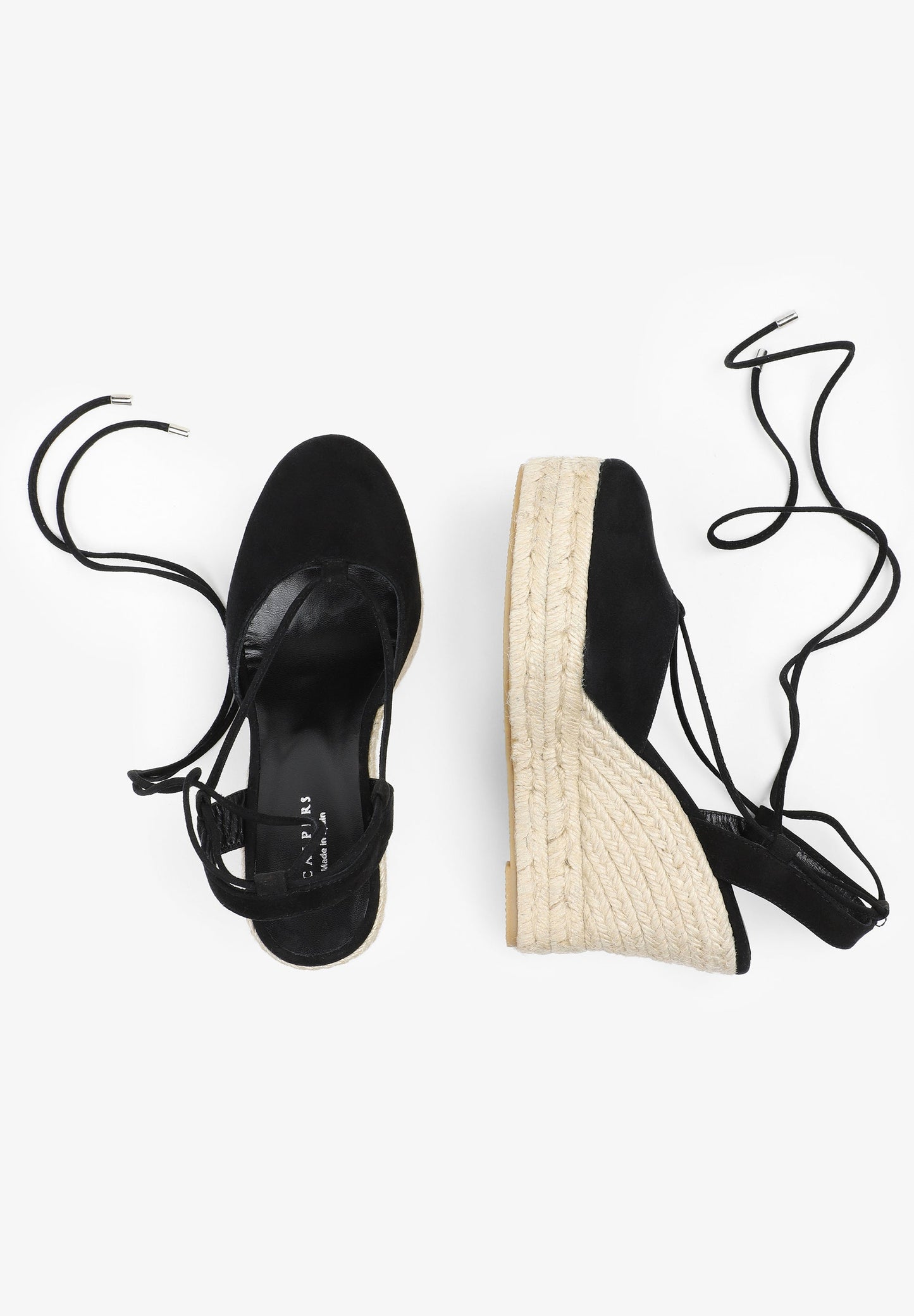 WEDGE ESPADRILLES WITH LACES