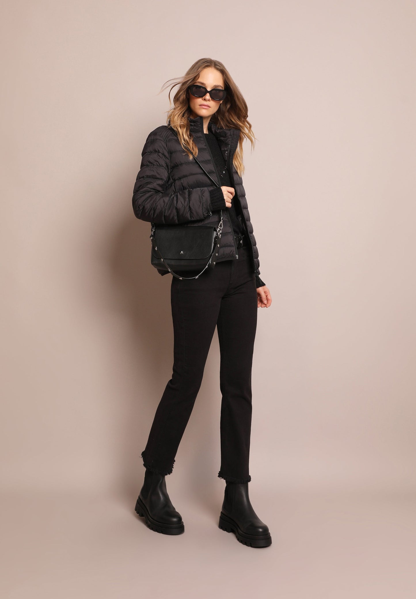 METALLIC QUILTED JACKET