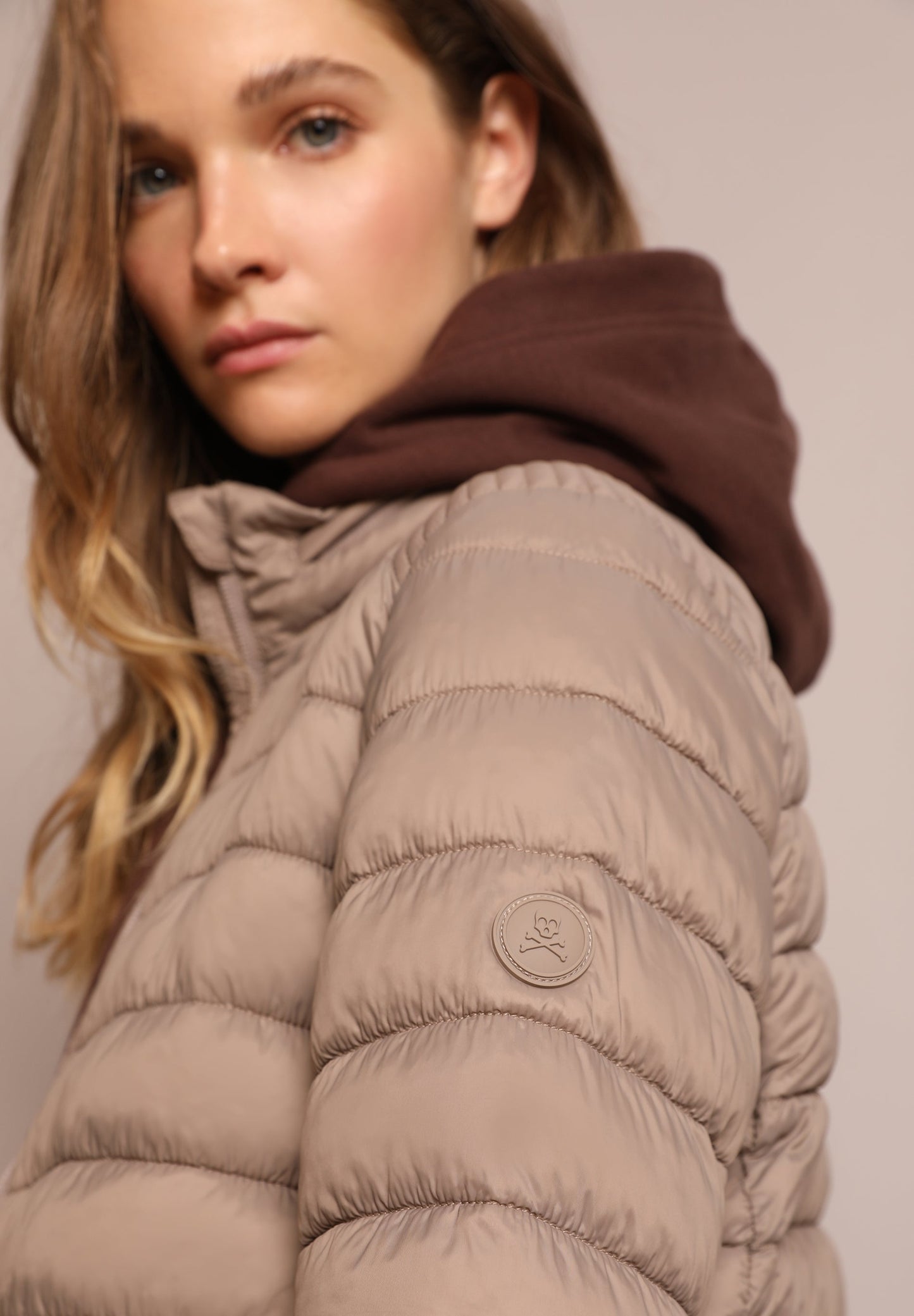 METALLIC QUILTED JACKET