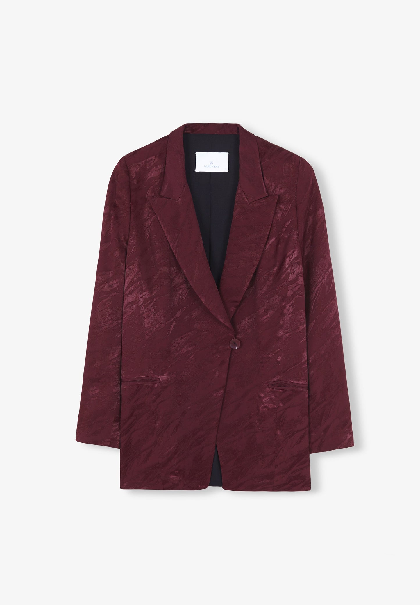 JACQUARD DOUBLE-BREASTED BLAZER