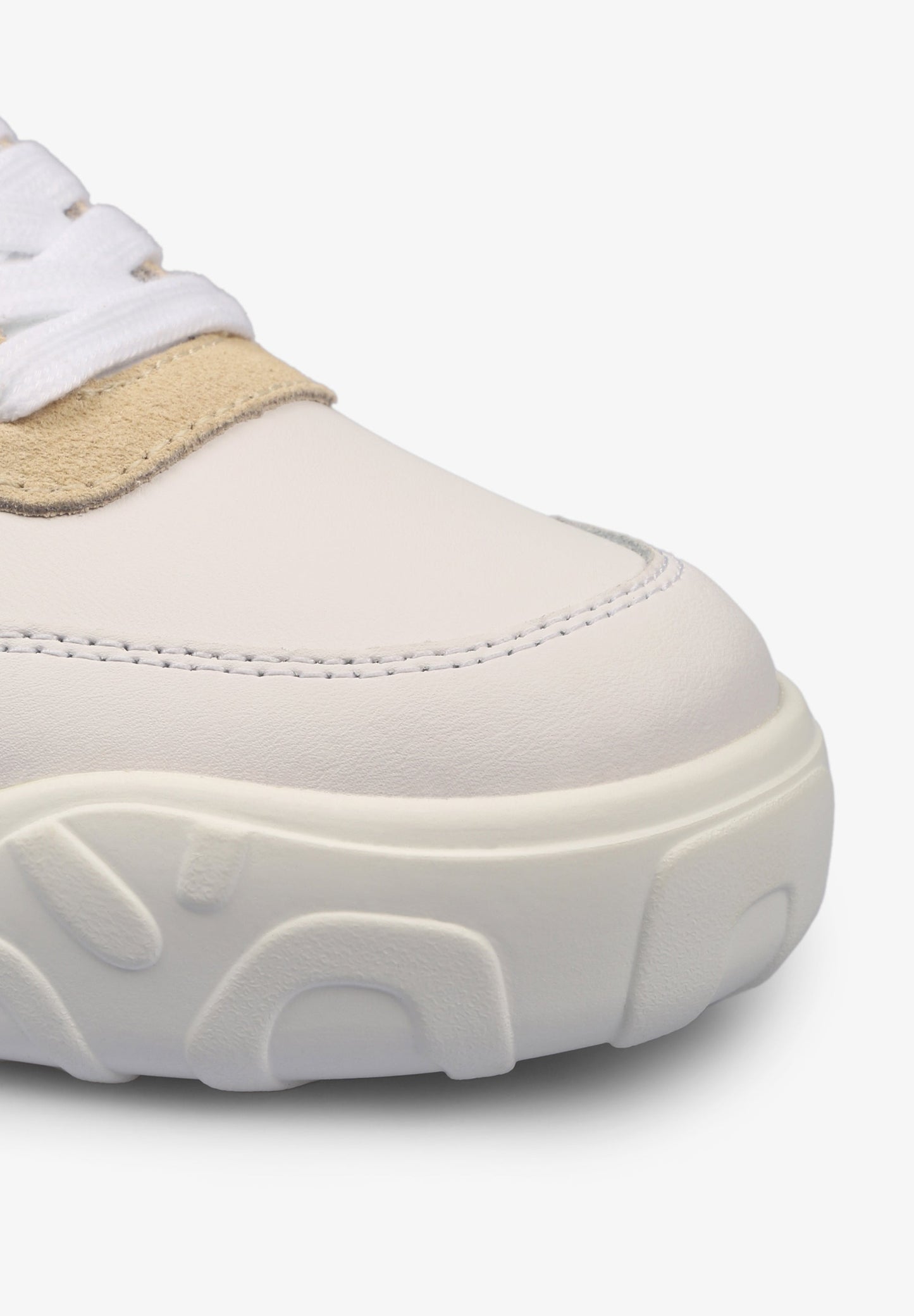 SNEAKERS WITH METALLIC HEEL