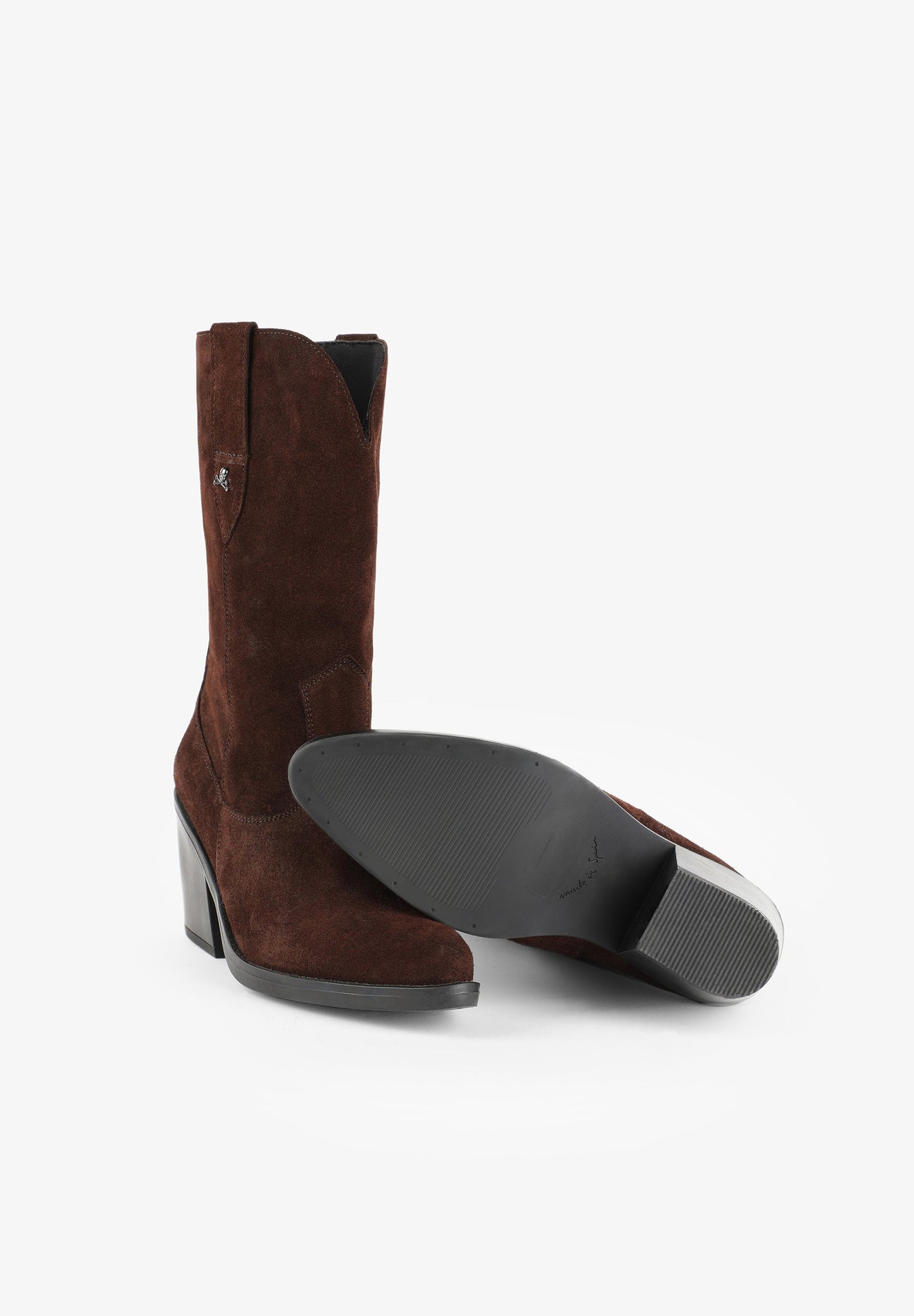 SPLIT SUEDE BOOTS