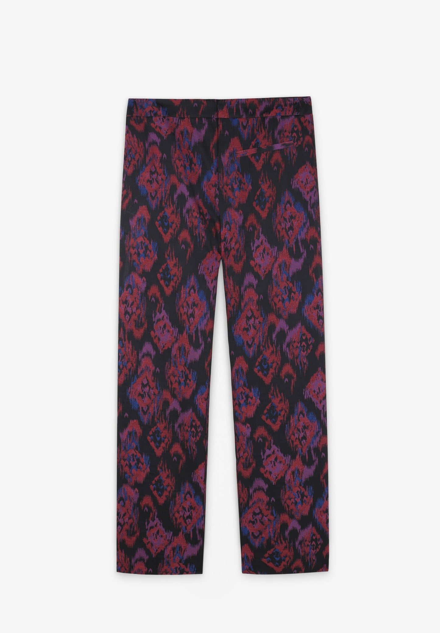 STRAIGHT PRINTED TROUSERS