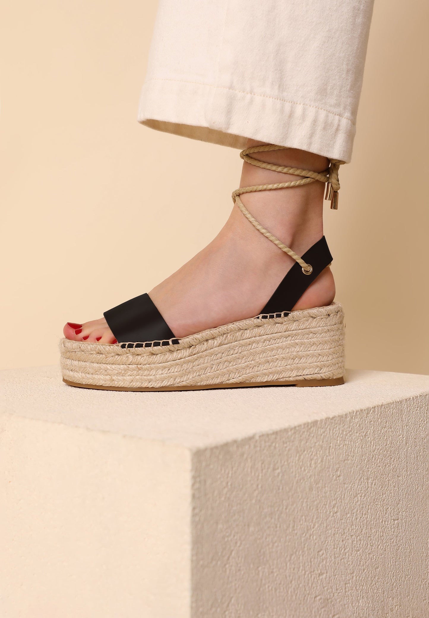 PLATFORM WEDGE ESPADRILLES