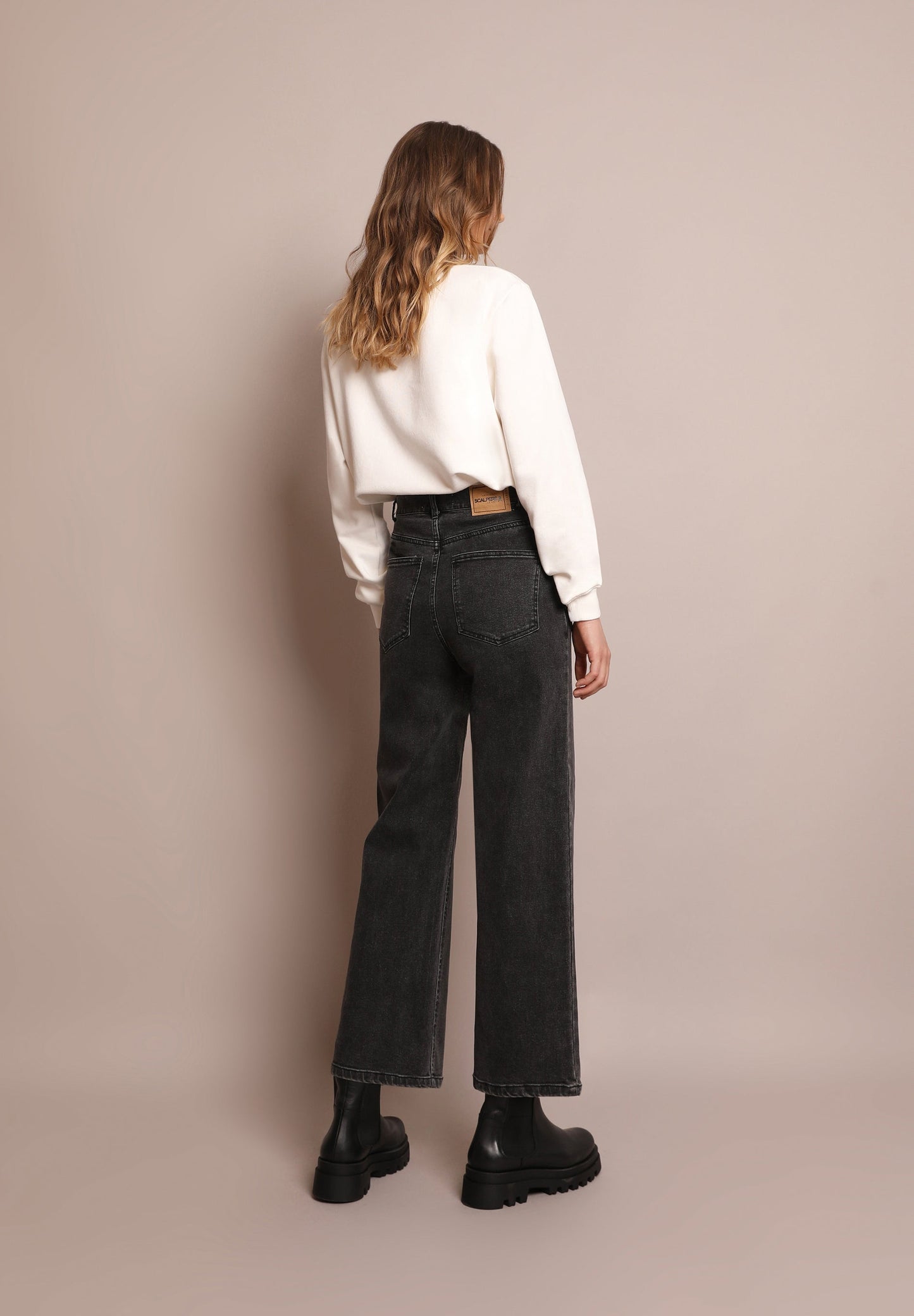 FADED CULOTTE JEANS
