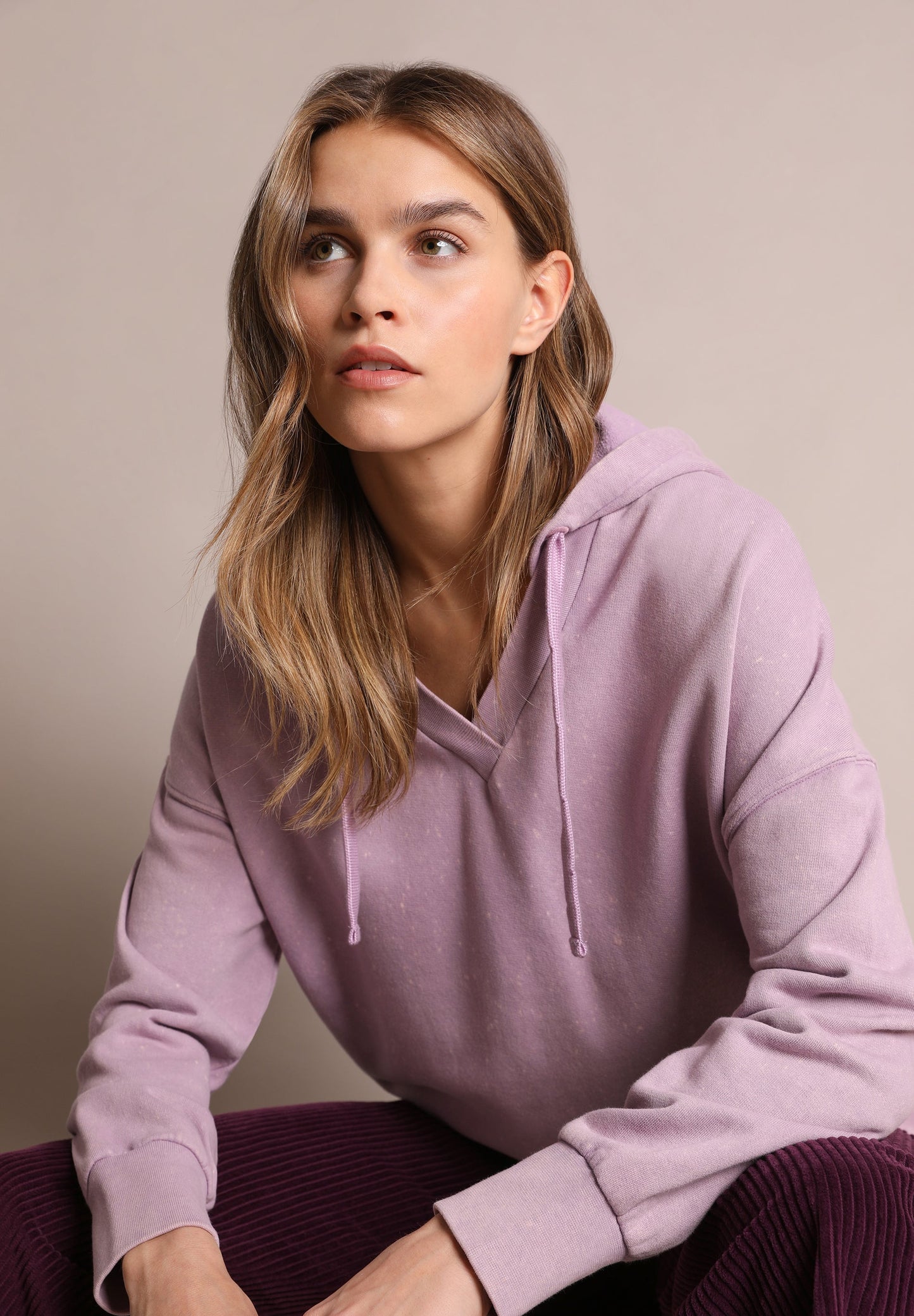 HOODIE MARBLE SWEATER