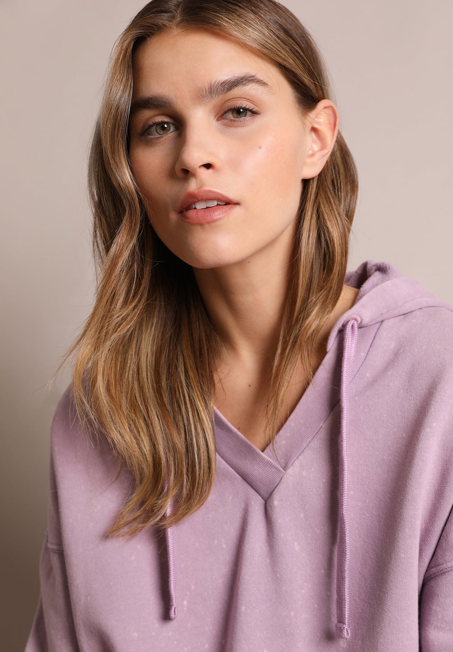 HOODIE MARBLE SWEATER