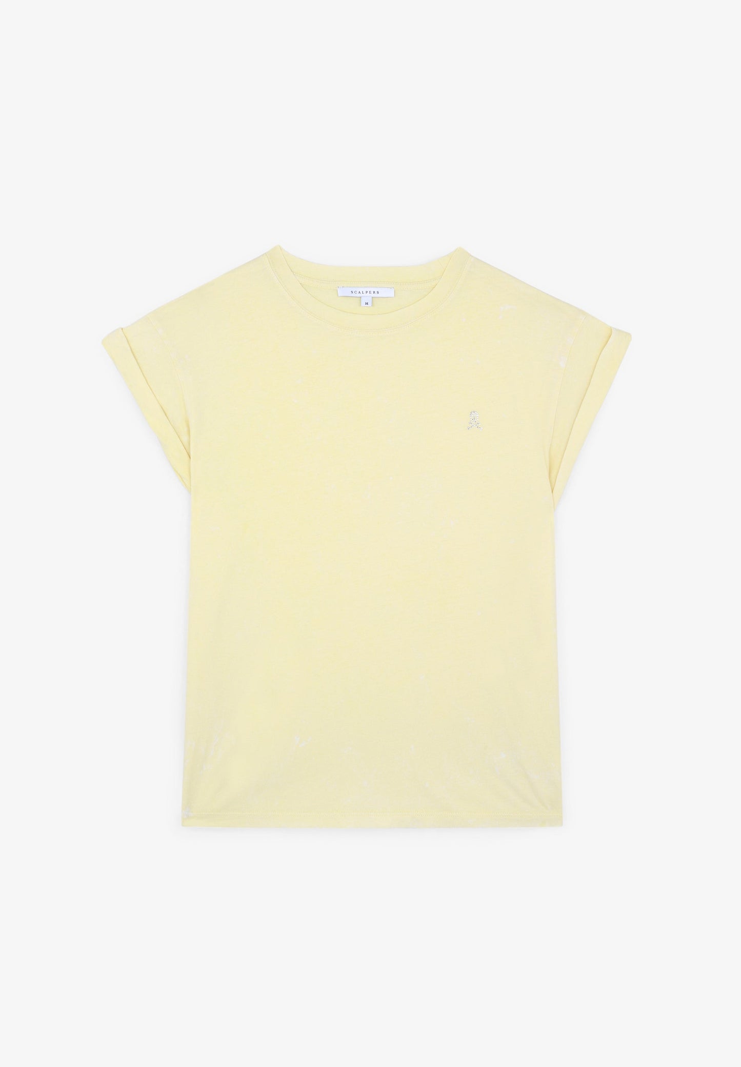 RHINESTONE SKULL MINI T-SHIRT