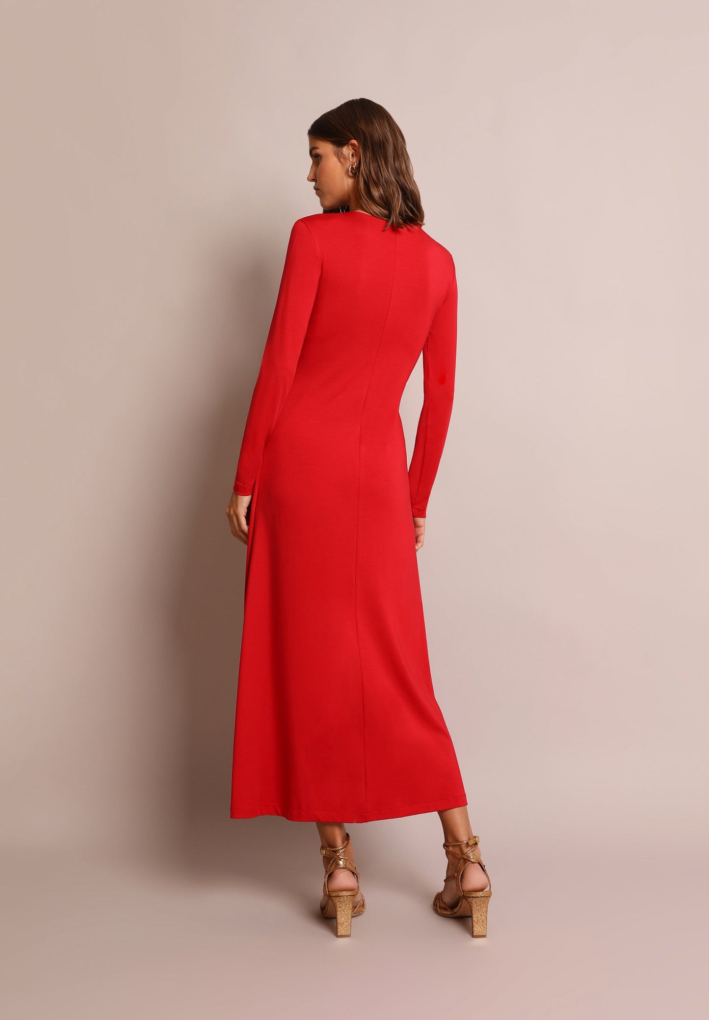 DRESS WITH VENT DETAILS