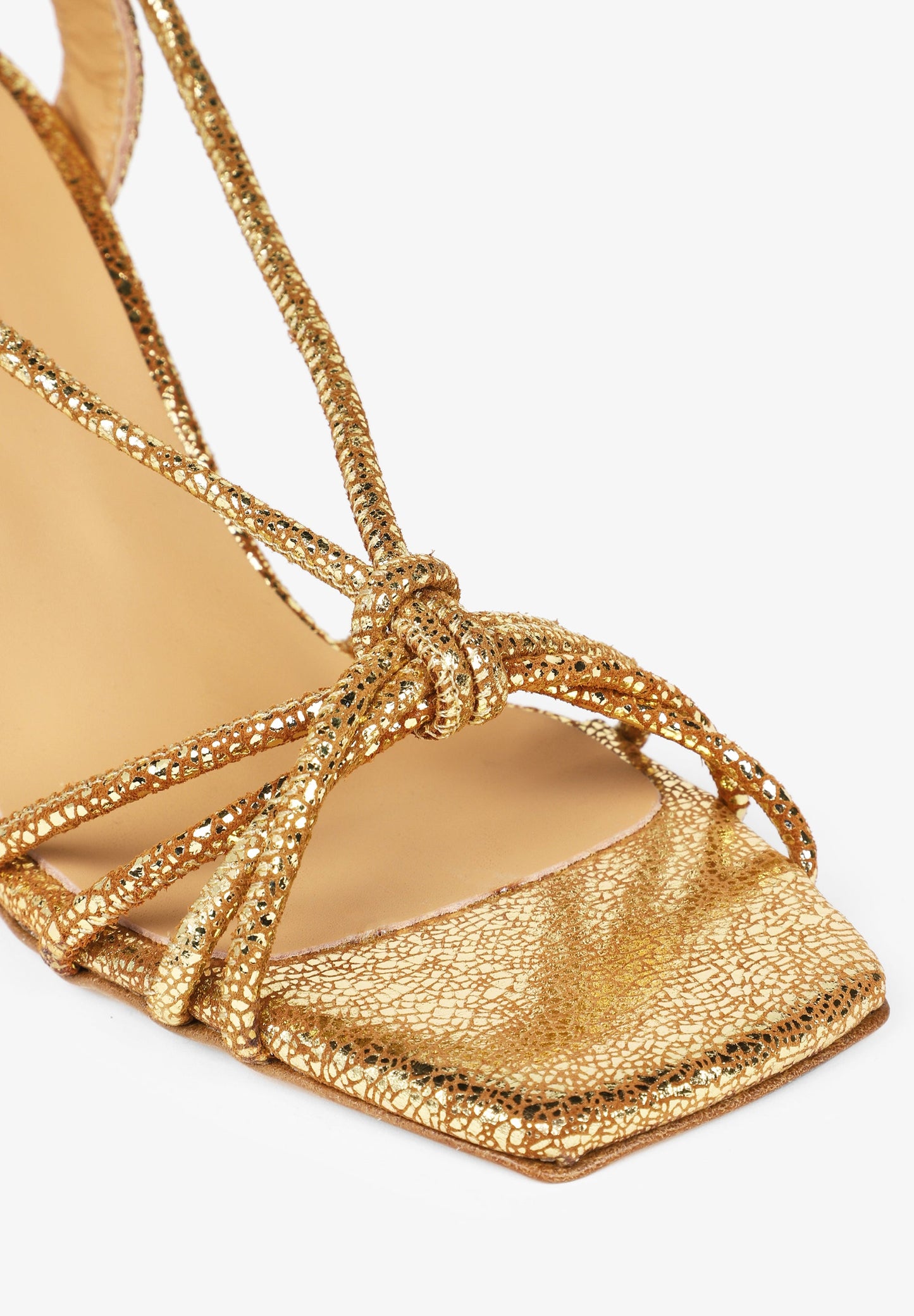 HIGH HEEL STRAPPY SANDALS WITH