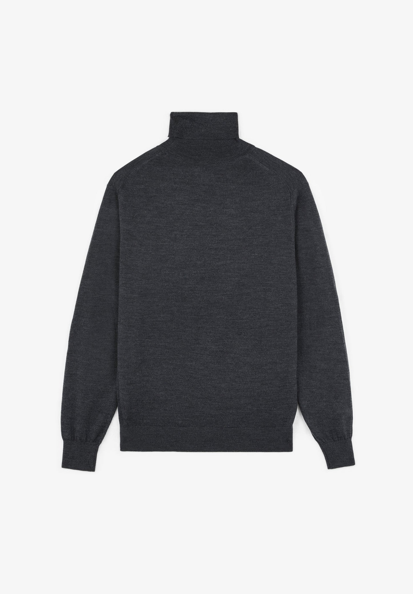 ROLL NECK WOOL SWEATER WITH SKULL