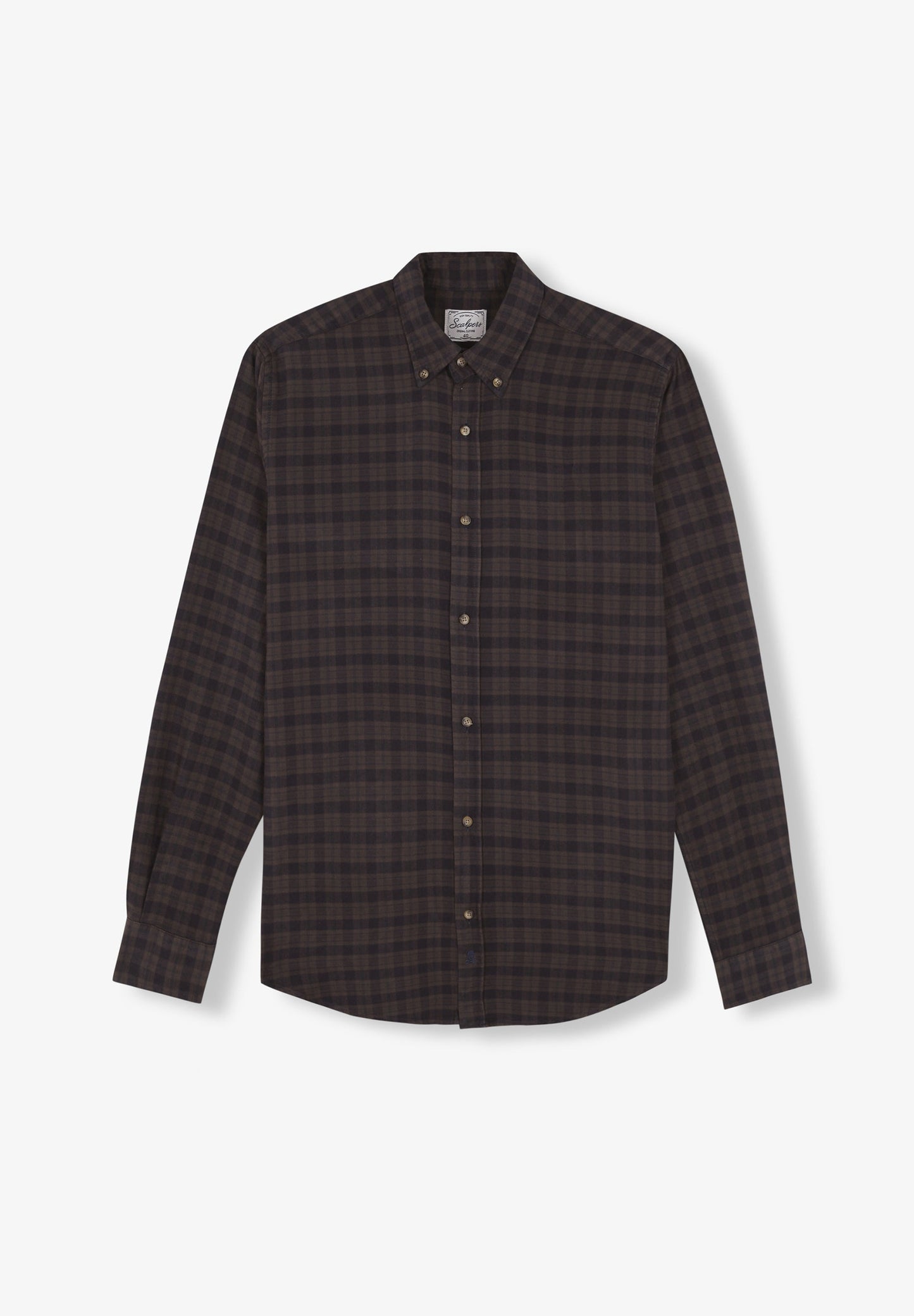 CHECK SHIRT WITH A BUTTON-DOWN COLLAR