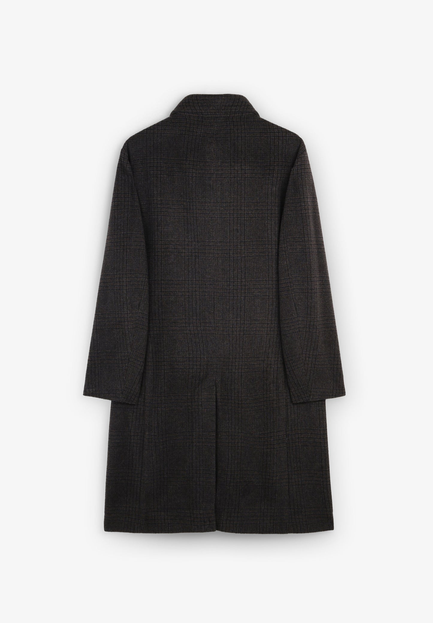 CHECK WOOL COAT