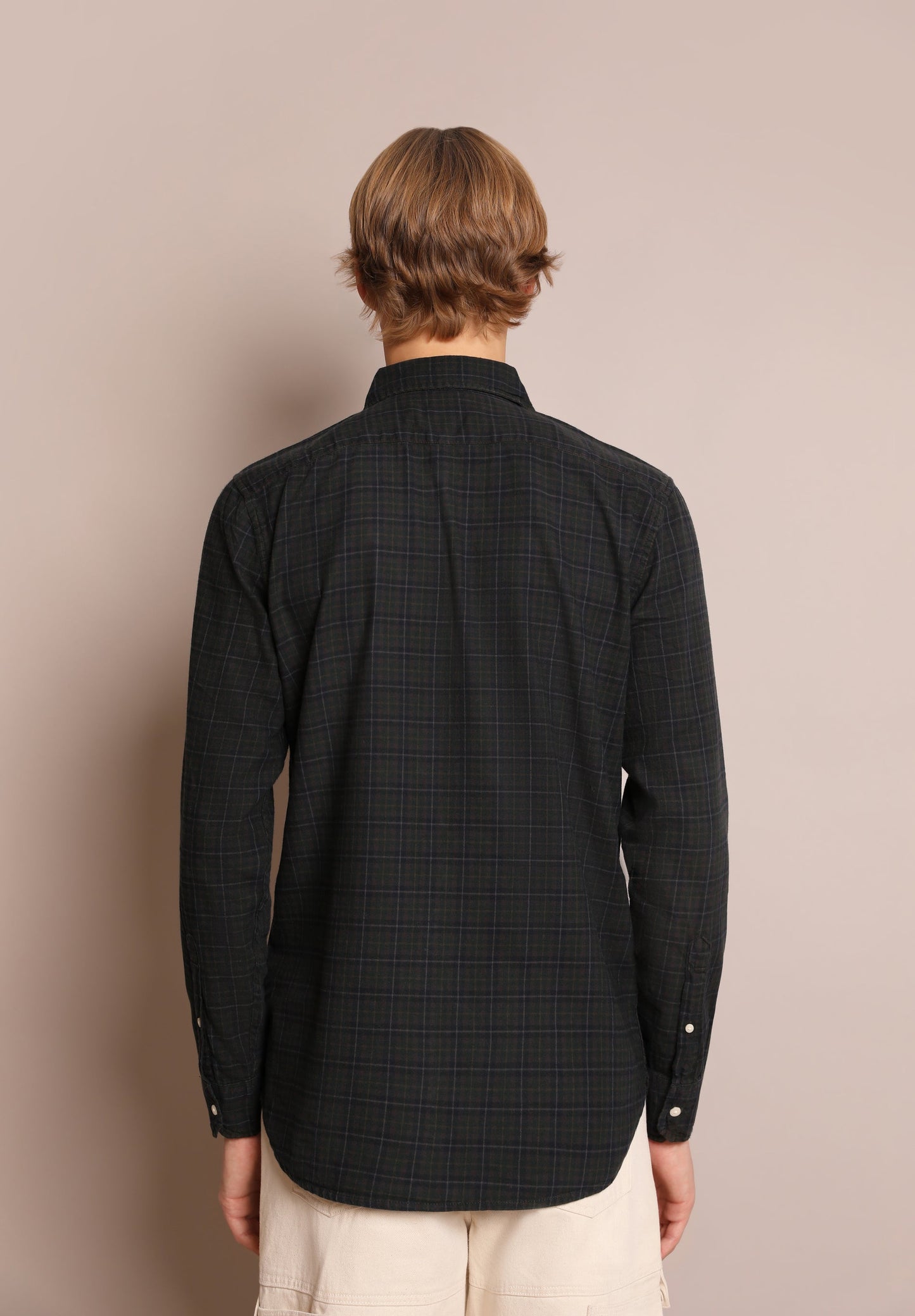 MINI CHECK SHIRT WITH SKULL