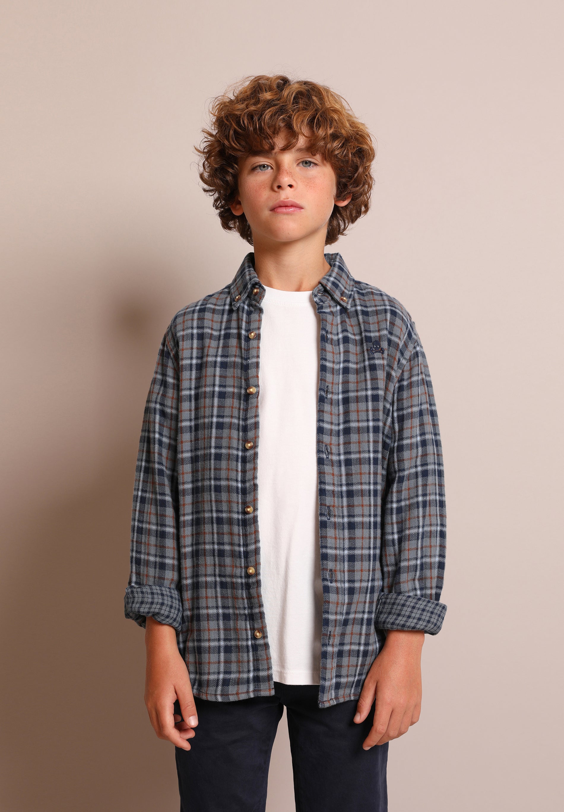 CHECK SHIRT WITH CUFFS