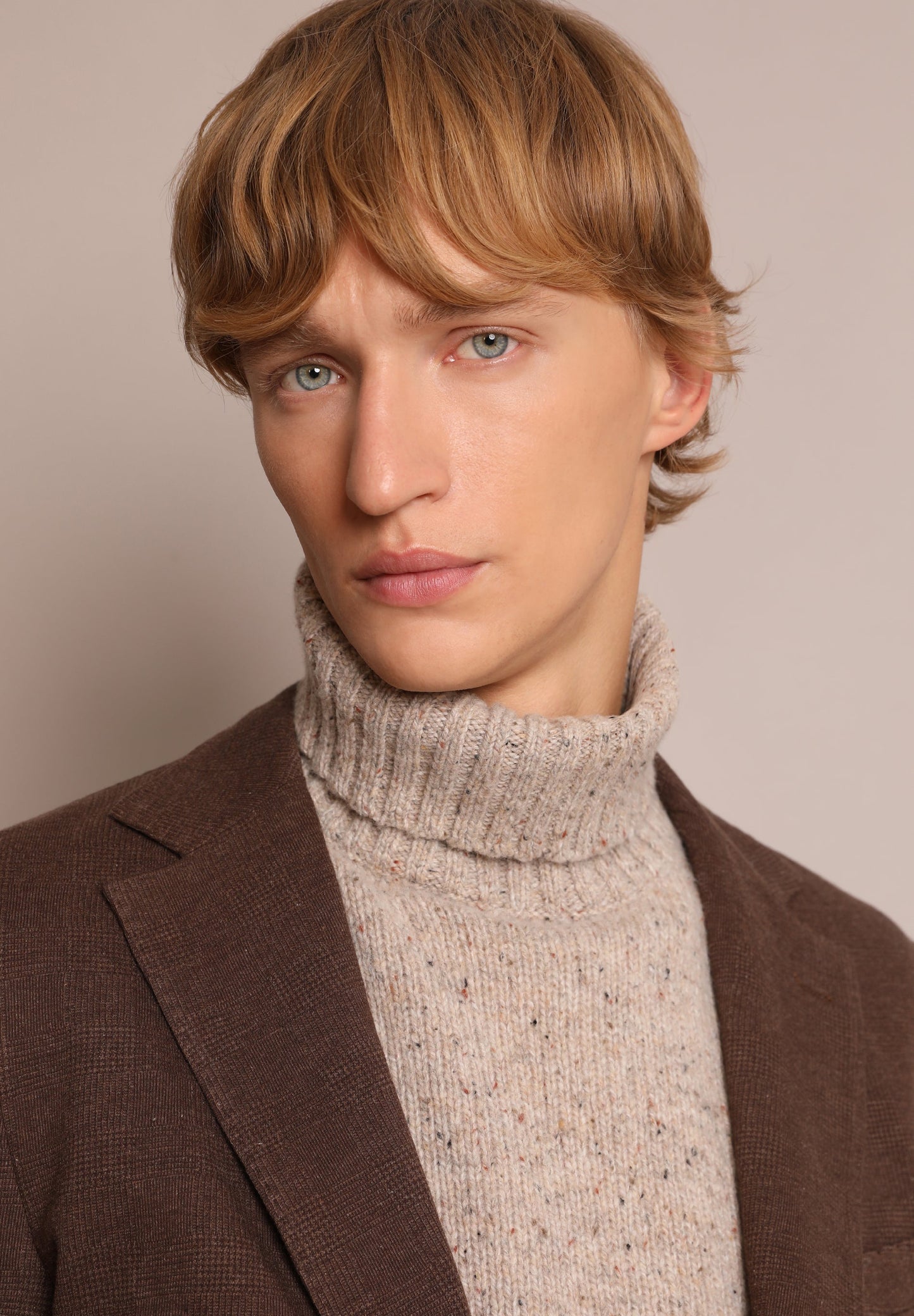 CHECKED COTTON BLAZER