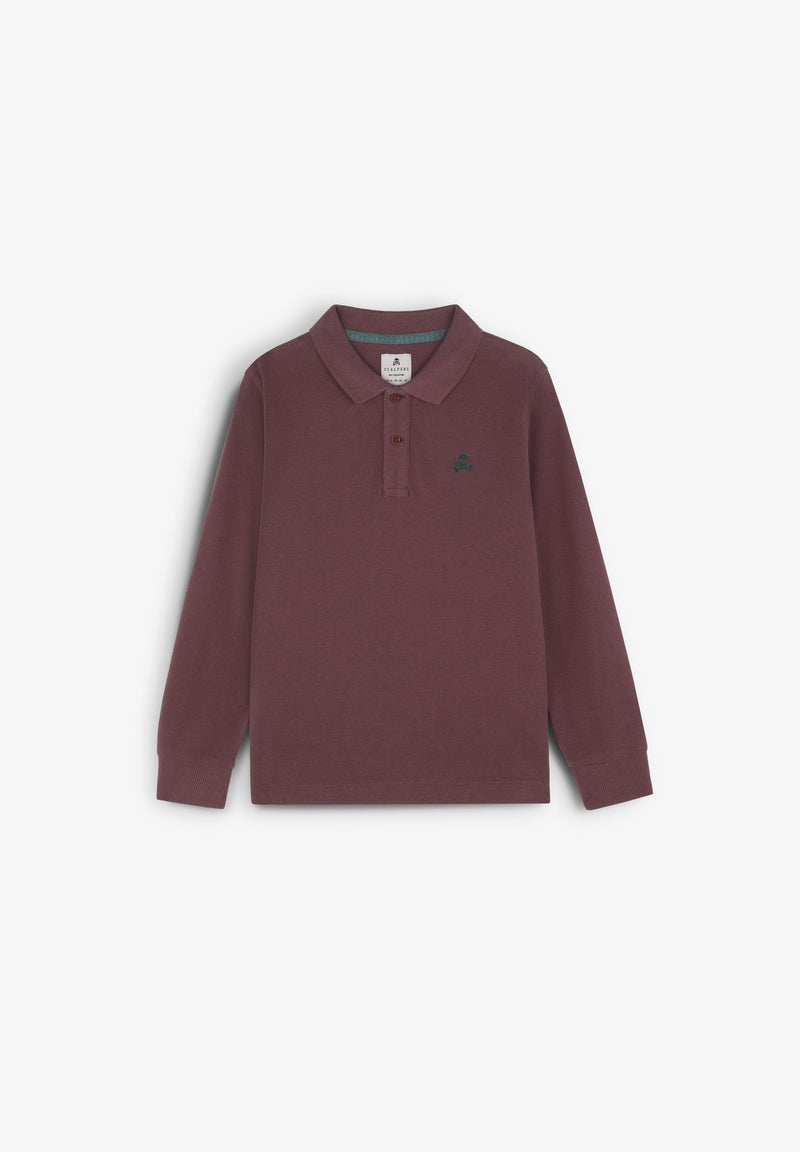 LONG SLEEVE POLO SHIRT