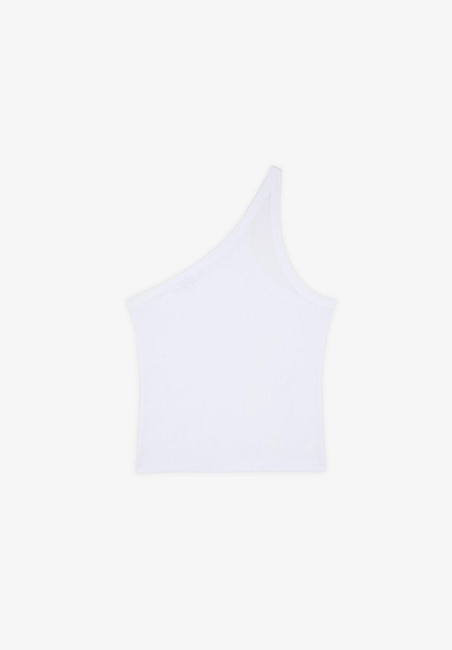 ASYMMETRIC RIBBED T-SHIRT
