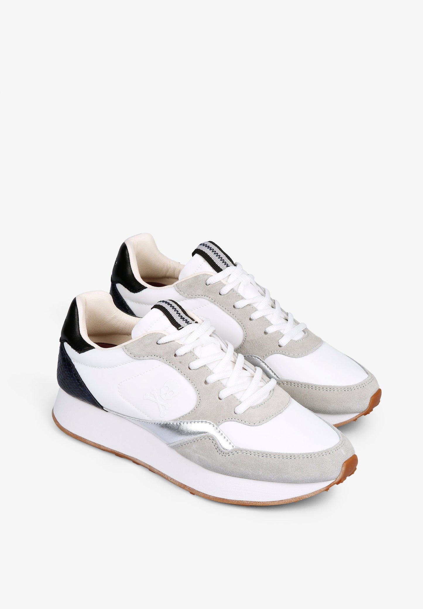 METALLIC SNEAKERS WITH PRONOUNCED SOLE