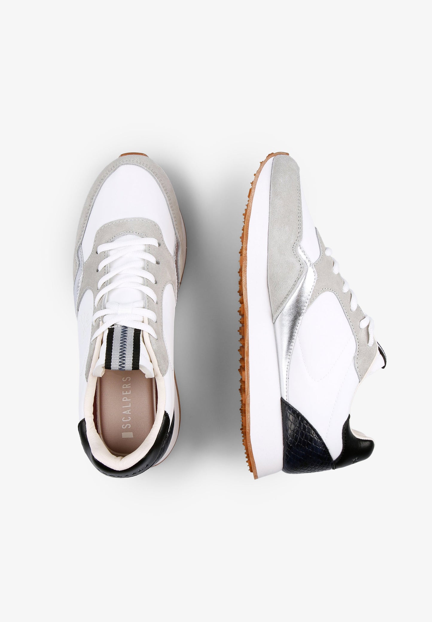 METALLIC SNEAKERS WITH PRONOUNCED SOLE