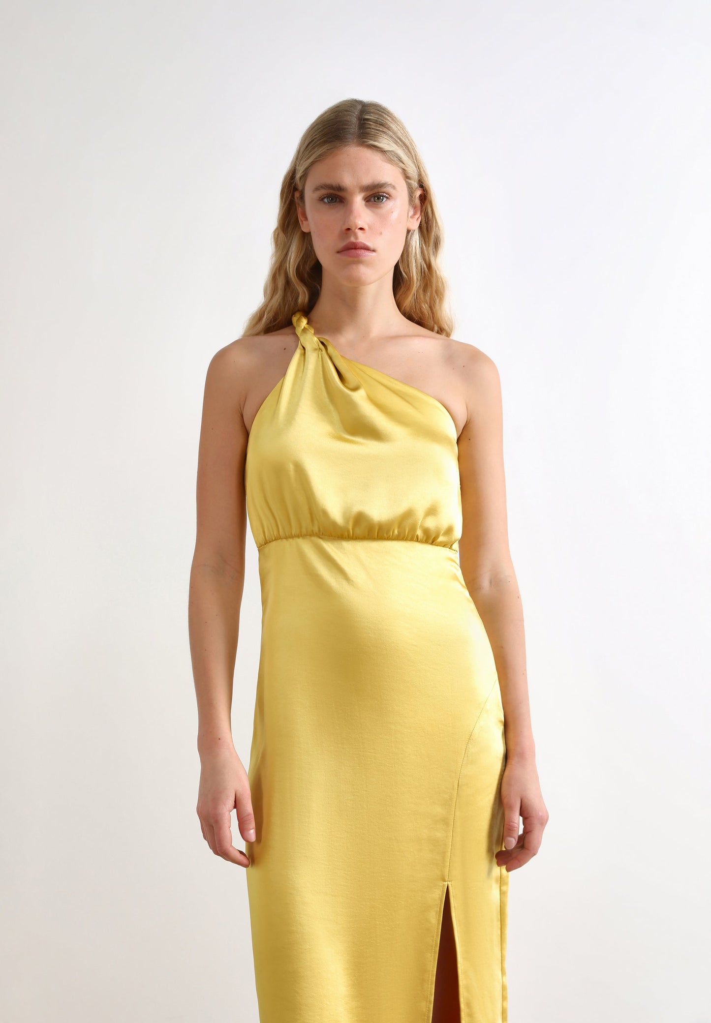 ASYMMETRIC BACK SLIT DRESS