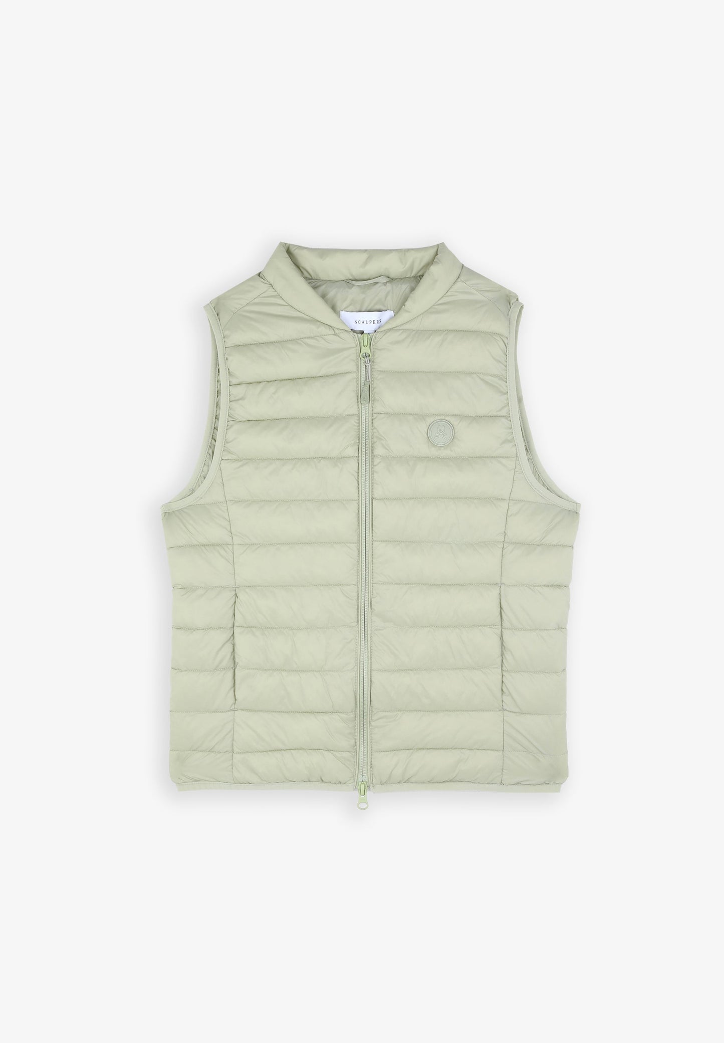PUFFER VEST WITH SKULL